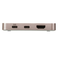 ATEN UH3235 - USB 2.0 Type-C - HDMI - USB 2.0 - USB 3.2 Gen 1 (3.1 Gen 1) Type-A - Silber - 60 W - 70 mm - 93 mm