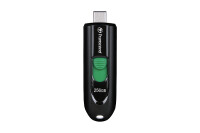 Transcend JetFlash 790C - 256 GB - USB Typ-C - 3.2 Gen 1 (3.1 Gen 1) - Schutzhülle - 4,9 g - Schwarz