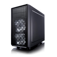 Fractal Design Focus G Mini - Mini Tower - PC - Schwarz - ITX - Mini-ATX - Weiß - Taschenlüfter - Vorderseite