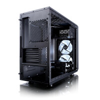 Fractal Design Focus G Mini - Mini Tower - PC - Schwarz - ITX - Mini-ATX - Weiß - Taschenlüfter - Vorderseite