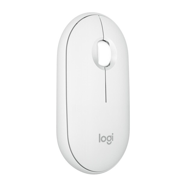 Logitech 910-007013 - Beidhändig - Optisch - RF Wireless + Bluetooth - 4000 DPI - Weiß