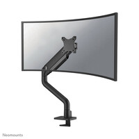 Neomounts DS70S-950BL1 Monitorarm 17-49" - Gasfeder - Topfix - 180°-Stopp - Klemme/Durchführung - 18 kg - 43,2 cm (17") - 124,5 cm (49") - 100 x 100 mm - Schwarz