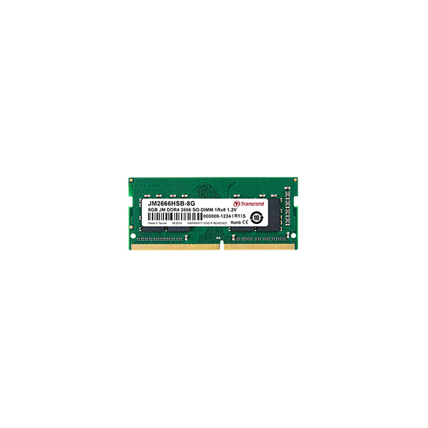 Transcend JM2666HSH-4G - 4 GB - 1 x 4 GB - DDR4 - 2666 MHz - 260-pin SO-DIMM