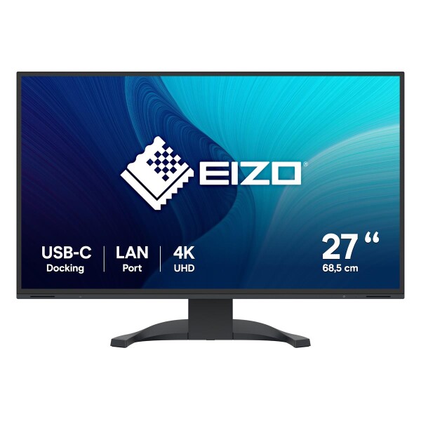 EIZO FlexScan EV2740X-BK - 68,6 cm (27") - 3840 x 2160 Pixel - 4K Ultra HD - LCD - 5 ms - Schwarz
