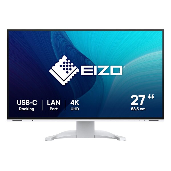 EIZO FlexScan EV2740X-WT - 68,6 cm (27") - 3840 x 2160 Pixel - 4K Ultra HD - LCD - 5 ms - Weiß