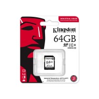 Kingston 64G SDXC Industrial pSLC - 64 GB - SDHC - Klasse 10 - UHS-I - 100 MB/s - 80 MB/s