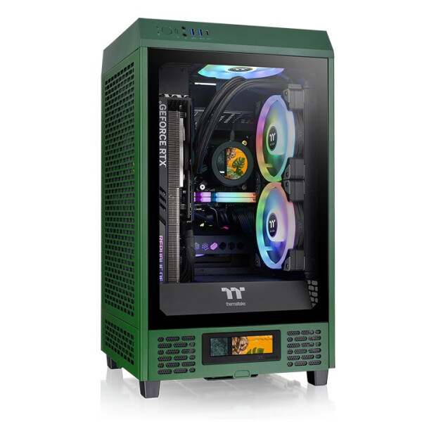 Thermaltake Tower 200 - Mini Tower - PC - Grün - Mini-ITX - Gaming - 20 cm