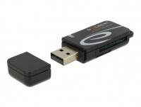 Delock Mini USB 2.0 Card Reader mit SD und Micro SD Slot...