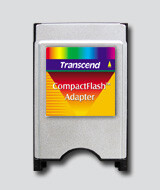 Transcend CompactFlash Adapter - CF - Silber -...