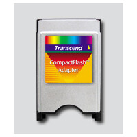 Transcend CompactFlash Adapter, CF, Silber, Microsoft...