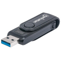 Manhattan USB 3.2 Gen 1 Mini Multi-Card Reader/Writer,...