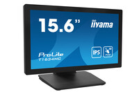Iiyama ProLite Ein 15.6" (39,5 cm) Full HD Monitor mit P-Cap 10-Punkt-Multitouch - IPS Panel Technologie - Edge-to-Edge Glas und Touch-durch-Glas Technologie - 39,6 cm (15.6") - 1920 x 1080 Pixel - Full HD - LED - 25 ms - Schwarz