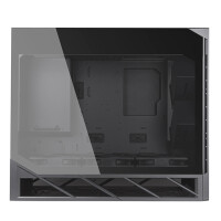 SilverStone SST-ALF2B-G - PC - Schwarz - ATX - micro ATX - Mini-ITX - XL-ATX - Aluminium - Kunststoff - Stahl - Gehärtetes Glas - 1200 W - PS2