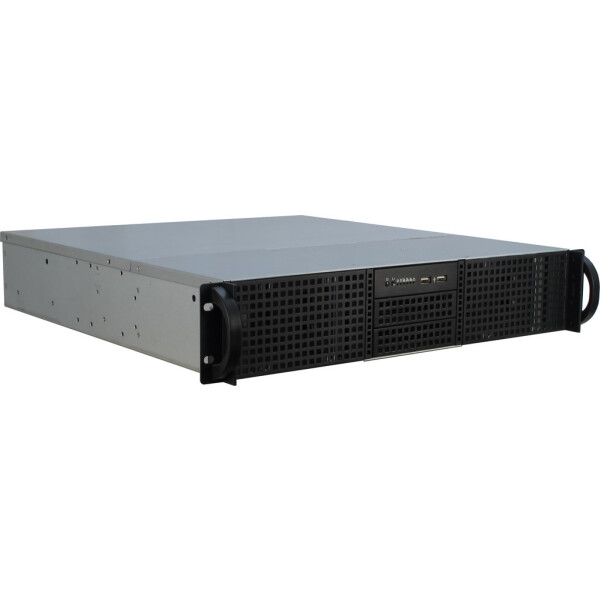 Inter-Tech IPC 2U-20248 - Rack - Server - Schwarz - ATX - micro ATX - Mini-ITX - Stahl - HDD - Netzwerk - Leistung