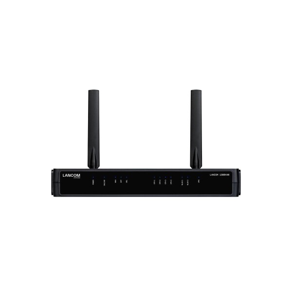 Lancom 1800VAW (EU) - Schwarz - DSL - LAN - Leistung - WAN - WLAN - 1 Lüfter - Extern - 3 dBi - SNMPv1,v2c,v3