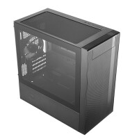 Cooler Master MasterBox NR400 - Mini Tower - PC - Schwarz - micro ATX - Mini-ITX - Kunststoff - Stahl - Gehärtetes Glas - Gaming