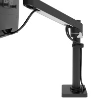 Ergotron NX Series NX MONITOR ARM BLACK - Klemme - 8 kg - 86,4 cm (34") - 100 x 100 mm - Höhenverstellung - Schwarz