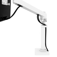 Ergotron NX Series NX MONITOR ARM WHITE - Klemme - 8 kg - 0 mm (0") - 86,4 cm (34") - 100 x 100 mm - Schwarz - Weiß