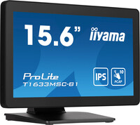 Iiyama ProLite Ein 15.6" (39.5 cm) PCAP 10-Punkt-Multitouch-Monitor mit Edge-to-Edge Glas und IPS-Panel-Technologie - 39,6 cm (15.6") - 1920 x 1080 Pixel - Full HD - LCD - 5 ms - Schwarz