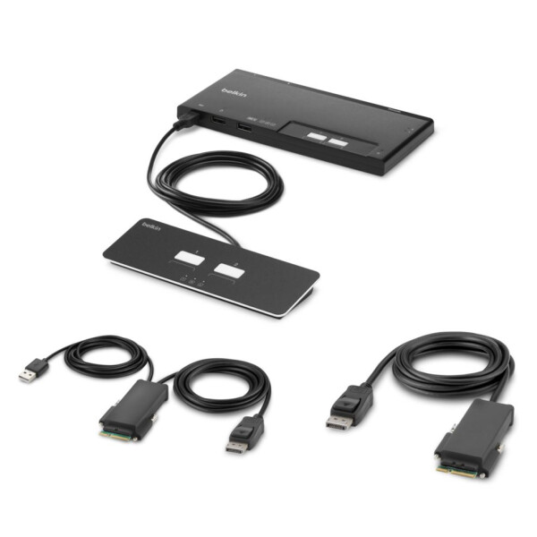 Belkin F1DN102MOD-PP-4 - 3840 x 2160 Pixel - 4K Ultra HD - Schwarz