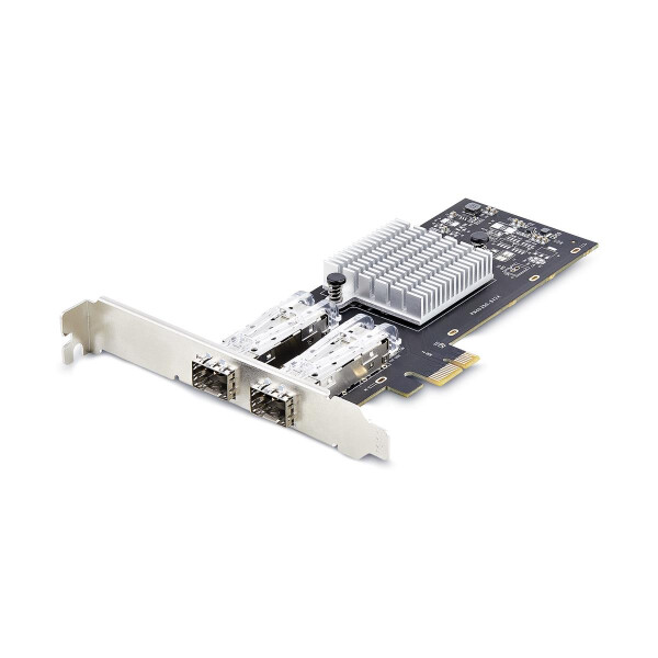 StarTech.com 2-Port GbE SFP Netzwerkkarte, PCIe 2.0 x1, Intel I350-AM2 2x 1GbE, 1000BASE K