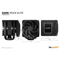 Be Quiet! Dark Rock Elite - Luftkühlung - 13,5 cm - Schwarz
