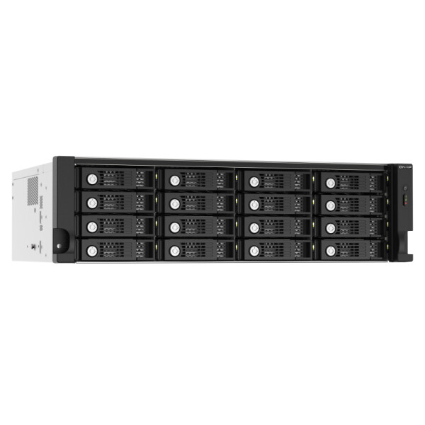 QNAP TL-R1620Sep-RP - HDD / SSD-Gehäuse - 2.5/3.5 Zoll - SAS-3 - Serial ATA III - Hot-Swap - Rack-Einbau - Schwarz - Grau