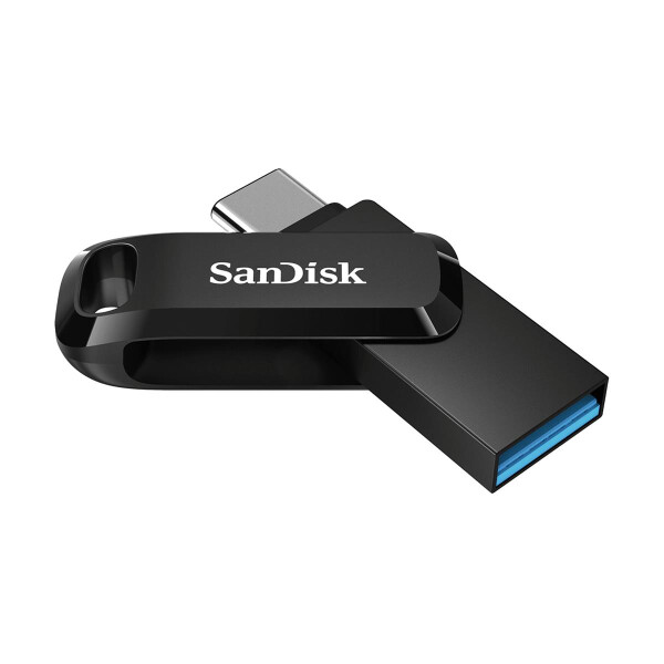 SanDisk Ultra Dual Drive - 128 GB - USB Type-A / USB Type-C - 3.2 Gen 1 (3.1 Gen 1) - 150 MB/s - Dia - Schwarz - Silber