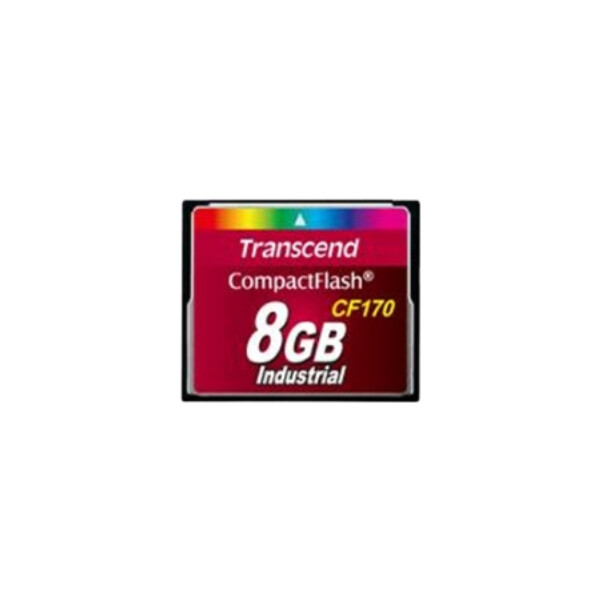 Transcend CF170 - 8 GB - Kompaktflash - MLC - 90 MB/s - 60 MB/s - Hitzebeständig - Schockresistent