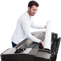 HP Designjet T1700 44-Zoll-Drucker - Thermal Inkjet - 2400 x 1200 DPI - TIFF - HP-GL/2 - URF - JPEG - CALS G4 - Cyan - Grau - Magenta - Mattschwarz - Foto schwarz - Gelb - 2400 x 1200 DPI - 116 pph