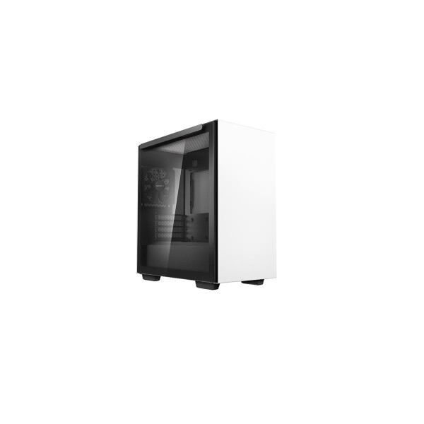 Deepcool MACUBE 110 WH - Midi Tower - PC - Weiß - micro ATX - Mini-ITX - Acrylnitril-Butadien-Styrol (ABS) - SPCC - Gehärtetes Glas - Gaming