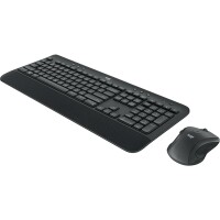 Logitech 920-008923 - Volle Größe (100%) - Kabellos - RF Wireless - QWERTY - Schwarz - Maus enthalten