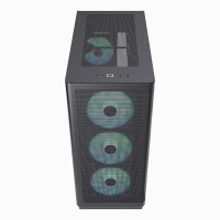 AEROCOOL ADVANCED TECHNOLOGIES Geh Midi APNX C1 MicroATX/ATX/MiniITX o.N. black - ATX - Micro/Mini/Flex-ATX