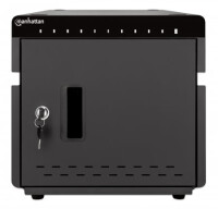 Manhattan 10-Port Ladeschrank 180 W, 10 USB-C PD-Ports, geräumige Fächer für Handys und Ta