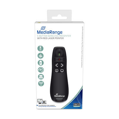MEDIARANGE MROS220 - RF - USB - 15 m - Schwarz