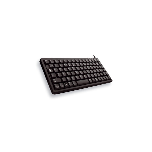 Cherry Slim Line Compact-Keyboard G84-4100 - Tastatur - 86 Tasten QWERTY - Schwarz