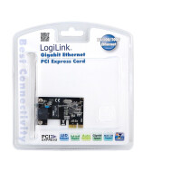 LogiLink Gigabit PCI Express Network Card - Kabelgebunden - PCI Express - 1000 Mbit/s