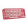 Logitech Pop Keys - Mini - RF Wireless + Bluetooth - Mechanischer Switch - QWERTY - Burgund - Pink - Rose