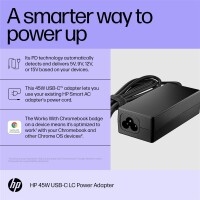 HP 45W USB-C-LC-Netzadapter - Laptop - 45 W - 94 mm - 40 mm - 26,5 mm - 193 g