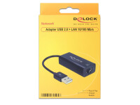 Delock 62595 - Kabelgebunden - USB - Ethernet - 100 Mbit/s