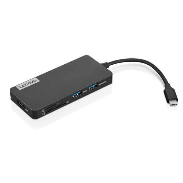 Lenovo 4X90V55523 - USB 3.2 Gen 1 (3.1 Gen 1) Type-C - MicroSD (TransFlash) - SD - HDMI - USB 2.0 - USB 3.2 Gen 1 (3.1 Gen 1) Type-A - USB 3.2 Gen 1 (3.1 Gen 1) Type-C - CB - FCC - ICES - CE - RCM - VCCI - BSMI - Ukraine - EAC - KC - 3 A - USB