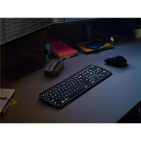 Logitech Mx Keys For Business - Volle Größe (100%) - Bluetooth - Graphit