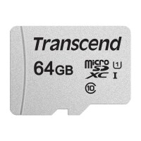 Transcend 300S - 64 GB - MicroSDXC - Klasse 10 - NAND -...