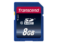 Transcend TS8GSDHC10 - 8 GB - SDHC - Klasse 10 - NAND - 30 MB/s - Schwarz