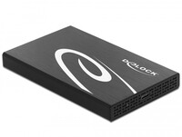 Delock 42611 - HDD / SSD-Gehäuse - 2.5 Zoll - Serial...