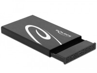 Delock 42611 - HDD / SSD-Gehäuse - 2.5 Zoll - Serial ATA III - 6 Gbit/s - Hot-Swap - Schwarz - Weiß