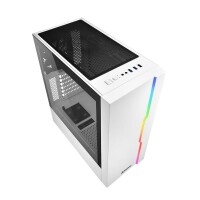 Sharkoon RGB Slider - Midi Tower - PC - Weiß - ATX - micro ATX - Mini-ITX - Gaming - Multi