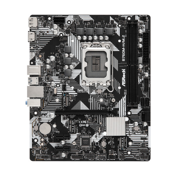 ASRock B760M-H/M.2 - mATX DDR5 S1700