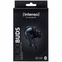 Intenso Black Buds T300A - True Wireless Stereo (TWS) - Anrufe/Musik/Sport/Alltag - Kopfhörer - Schwarz