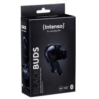 Intenso Black Buds T300A - True Wireless Stereo (TWS) - Anrufe/Musik/Sport/Alltag - Kopfhörer - Schwarz